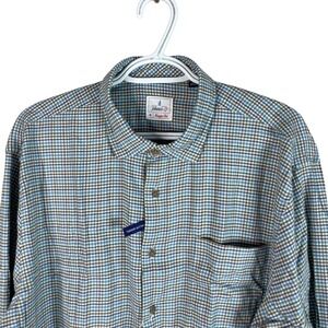 NEW Johnnie O Mens Metz Hangin' Out Button Up Shirt XL Laguna Blue JMWL8110 $138